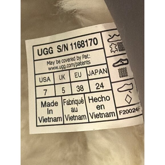 Ugg Classic Mini Dipper Boots Thundercloud Gray Winter Booties Women Size 7 - Picture 5 of 9